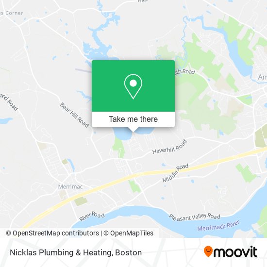 Nicklas Plumbing & Heating map