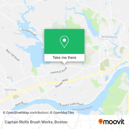 Captain Rich's Brush Works map