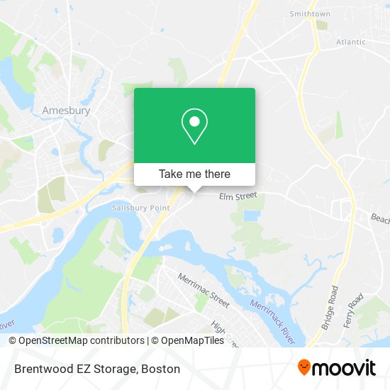 Mapa de Brentwood EZ Storage