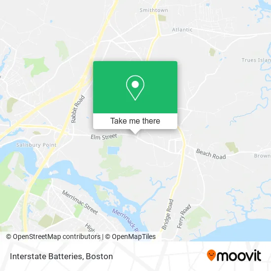Interstate Batteries map
