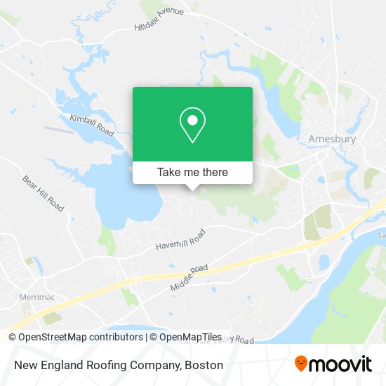 Mapa de New England Roofing Company