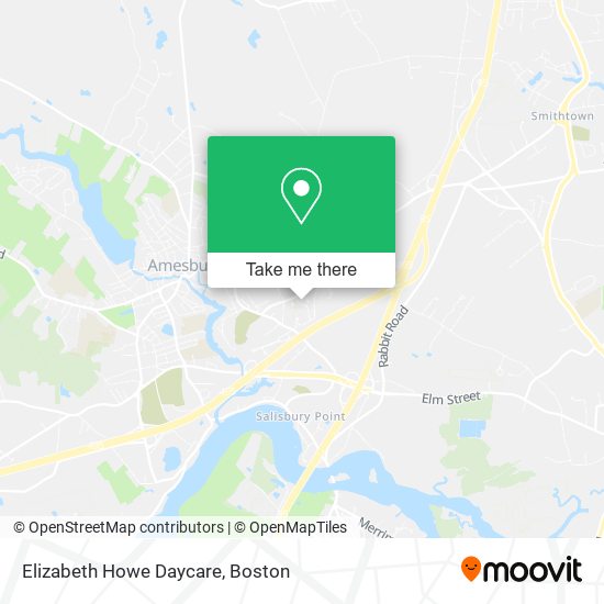 Elizabeth Howe Daycare map