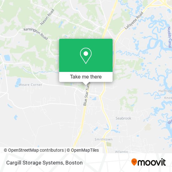 Cargill Storage Systems map