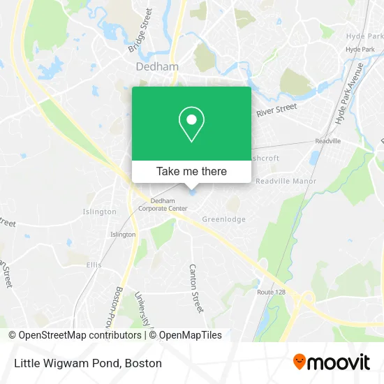 Mapa de Little Wigwam Pond