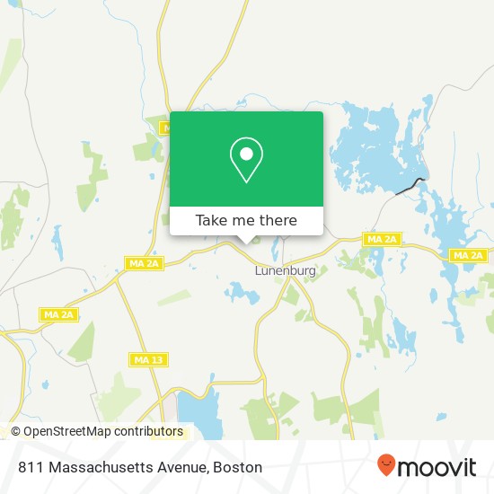 811 Massachusetts Avenue map