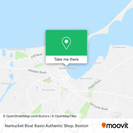 Mapa de Nantucket Boat Basin Authentic Shop