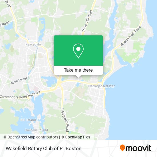 Wakefield Rotary Club of Ri map