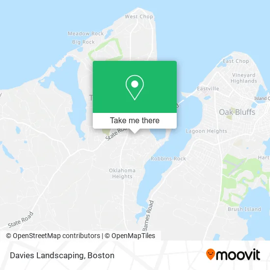 Davies Landscaping map