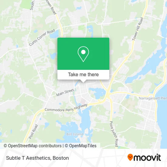 Subtle T Aesthetics map