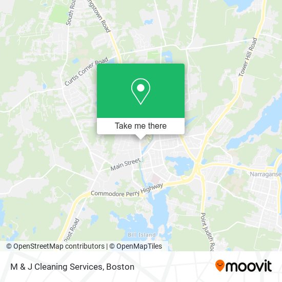 Mapa de M & J Cleaning Services