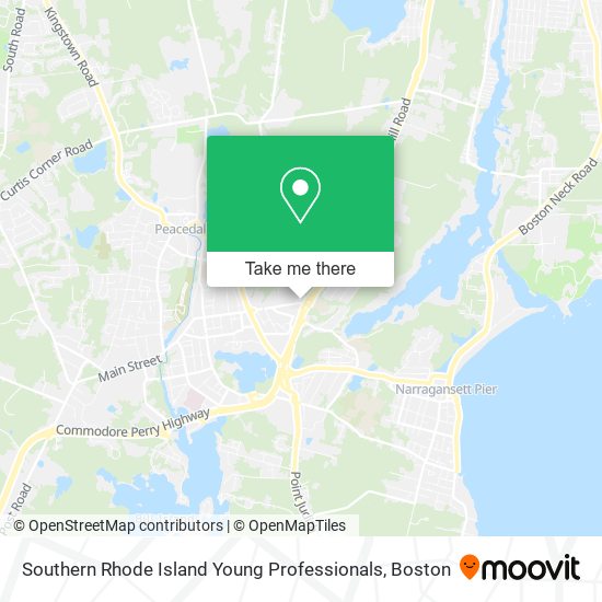 Southern Rhode Island Young Professionals map