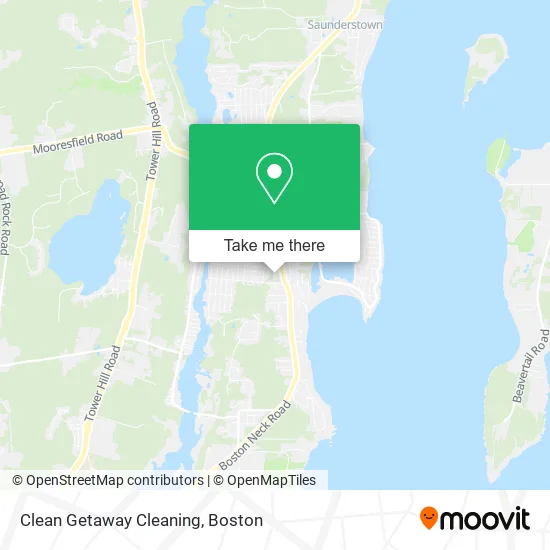 Clean Getaway Cleaning map