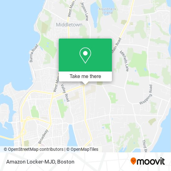 Amazon Locker-MJD map