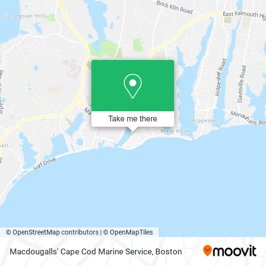 Mapa de Macdougalls' Cape Cod Marine Service