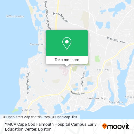 Mapa de YMCA Cape Cod Falmouth Hospital Campus Early Education Center