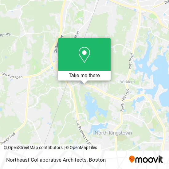 Northeast Collaborative Architects map