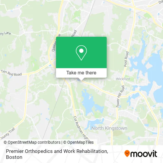 Premier Orthopedics and Work Rehabilitation map