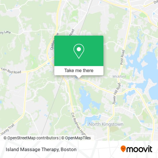 Island Massage Therapy map