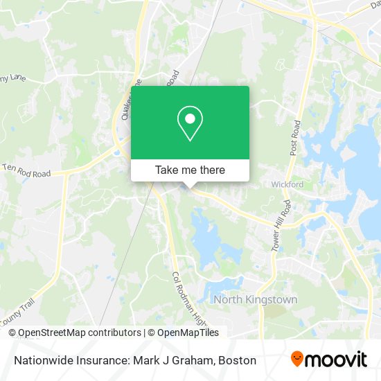 Mapa de Nationwide Insurance: Mark J Graham