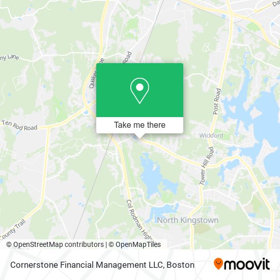 Mapa de Cornerstone Financial Management LLC