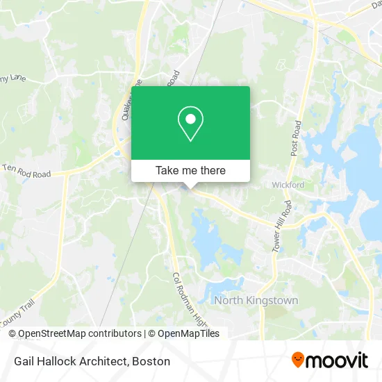 Gail Hallock Architect map