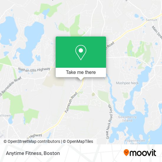 Anytime Fitness map