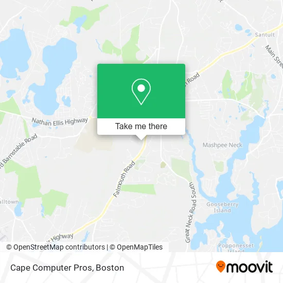 Cape Computer Pros map