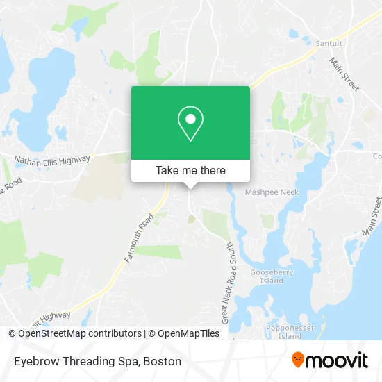 Eyebrow Threading Spa map