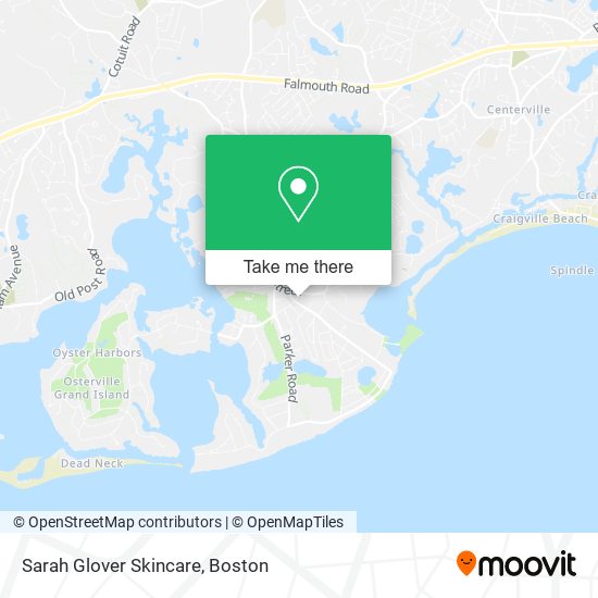 Sarah Glover Skincare map