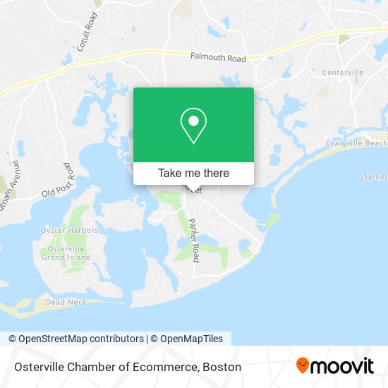 Osterville Chamber of Ecommerce map