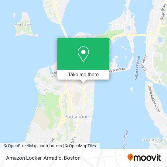 Amazon Locker-Armidio map