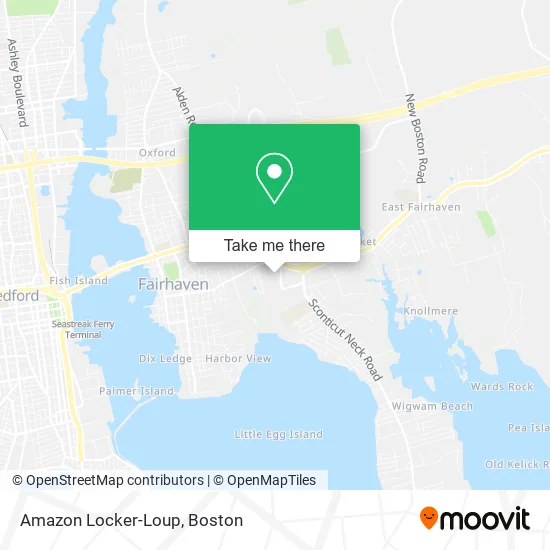 Amazon Locker-Loup map