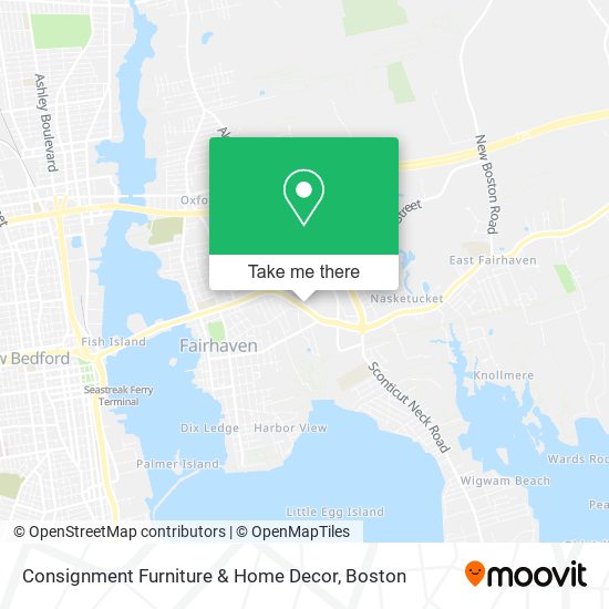 Consignment Furniture & Home Decor map