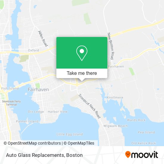 Auto Glass Replacements map