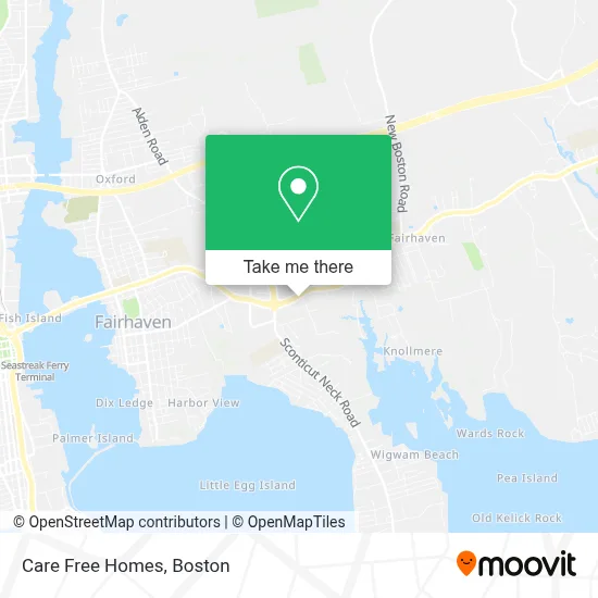 Care Free Homes map