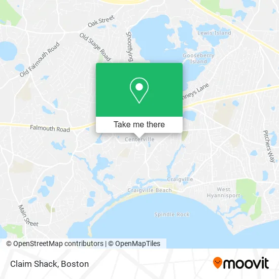 Claim Shack map