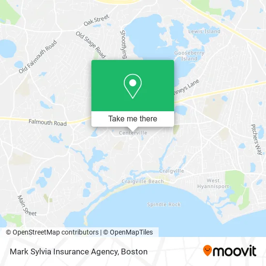 Mark Sylvia Insurance Agency map