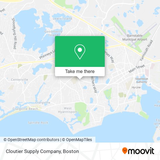 Cloutier Supply Company map