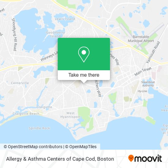 Mapa de Allergy & Asthma Centers of Cape Cod