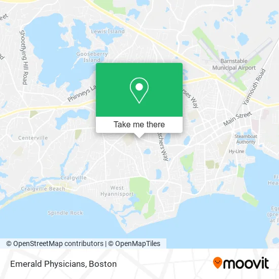 Emerald Physicians map