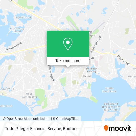 Todd Pfleger Financial Service map