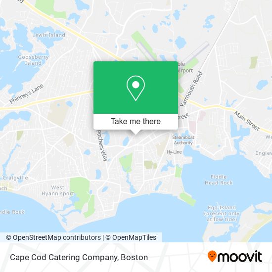 Cape Cod Catering Company map