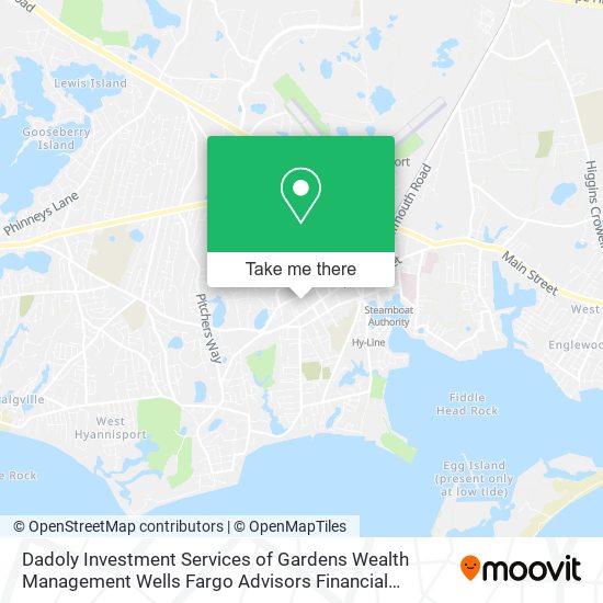 Dadoly Investment Services of Gardens Wealth Management Wells Fargo Advisors Financial Network map