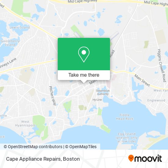 Mapa de Cape Appliance Repairs