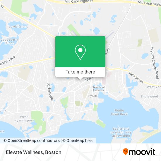 Elevate Wellness map