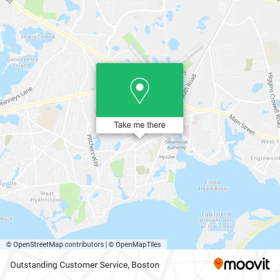 Outstanding Customer Service map