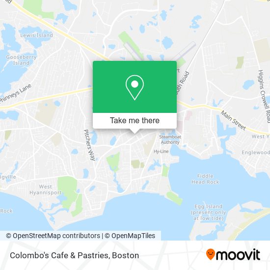 Colombo's Cafe & Pastries map