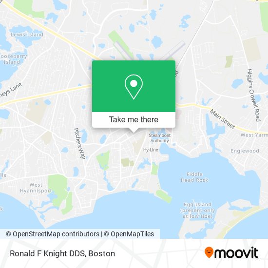 Mapa de Ronald F Knight DDS
