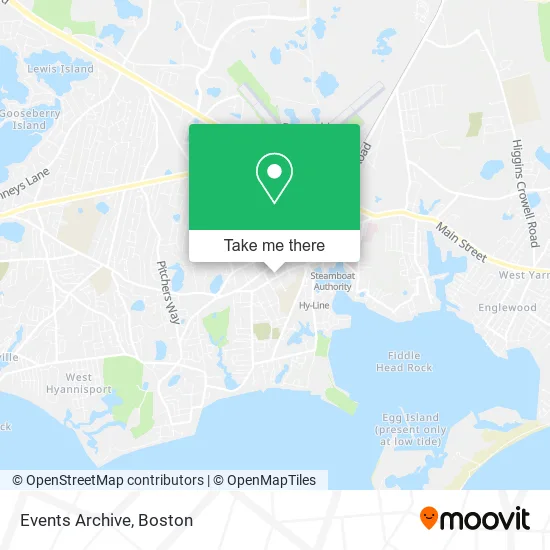 Events Archive map