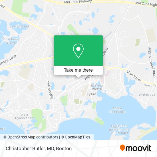 Christopher Butler, MD map